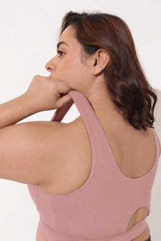 Sculpt & Lift Cotton Sports Bra - Hazel