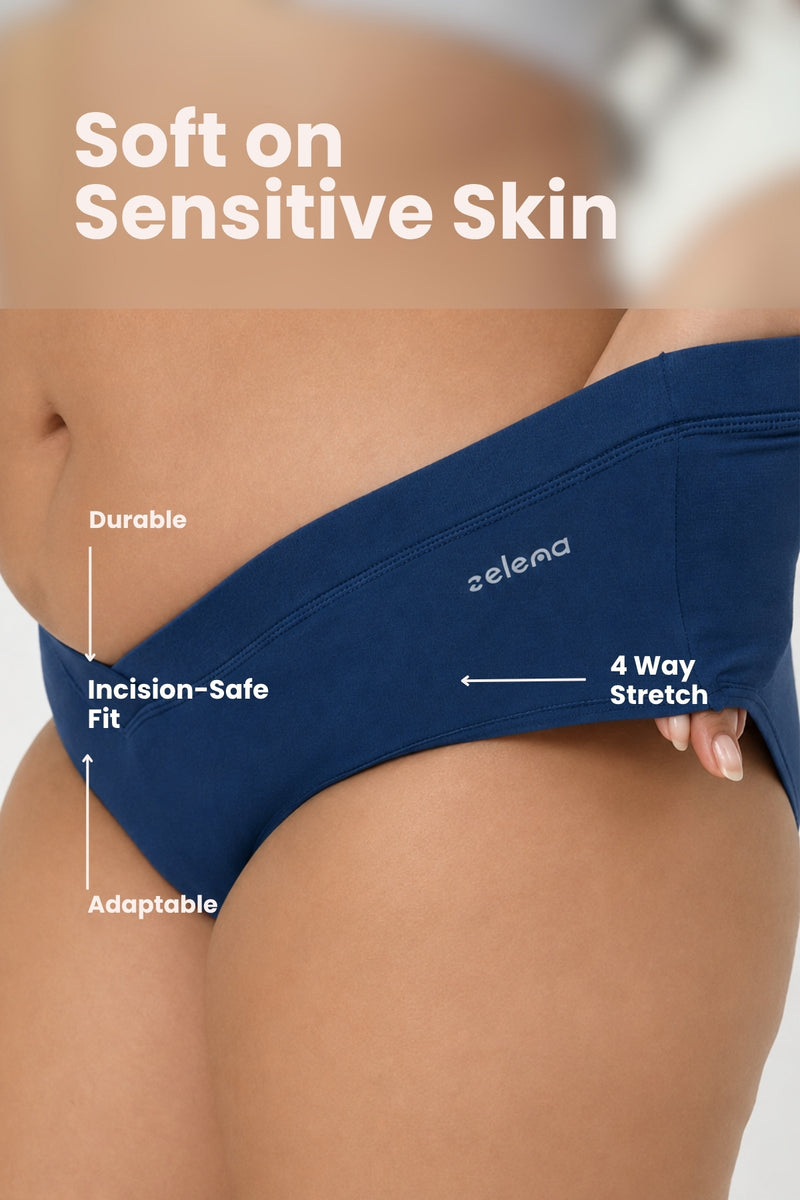 Modal C-Section Panty - Airforce