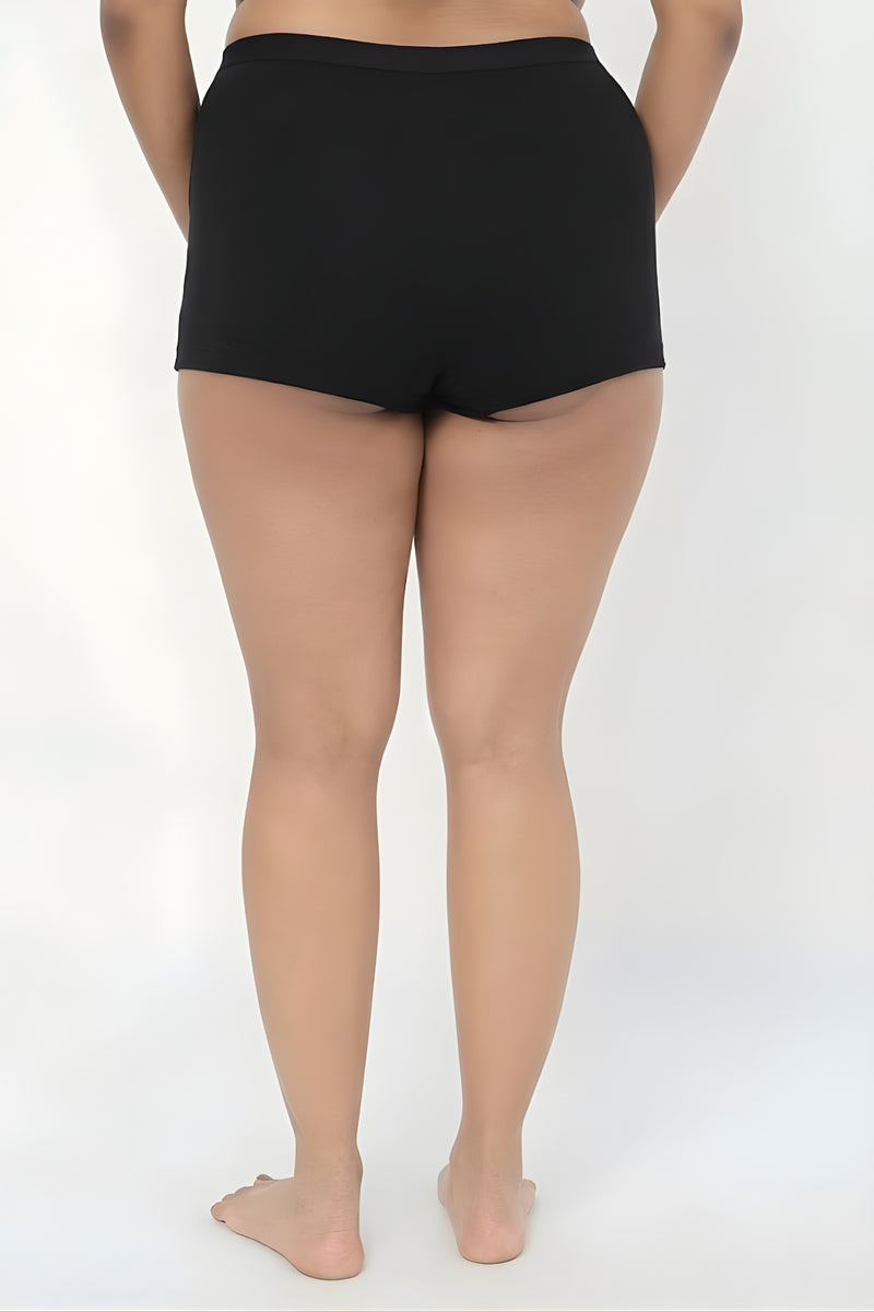Soft and supportive Pregnancy Underwear in black with a comfortable mid-rise fit.