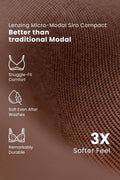 247 (Upgraded) Brown Modal Padded Maternity Feeding Bra