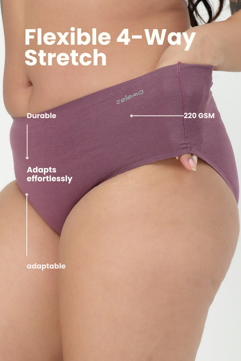 The Invisible Panty (Modal | Mid Rise | Mauve)