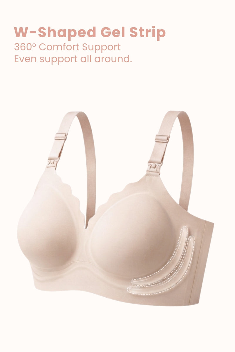 Sculpt & Lift Scallop Nursing Bra - Champagne