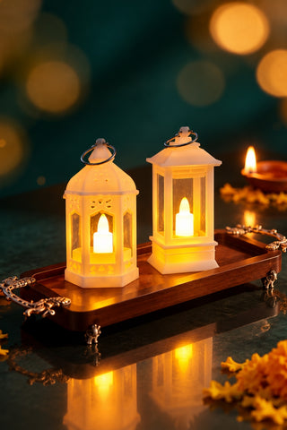 Black & White Lamp Keychain