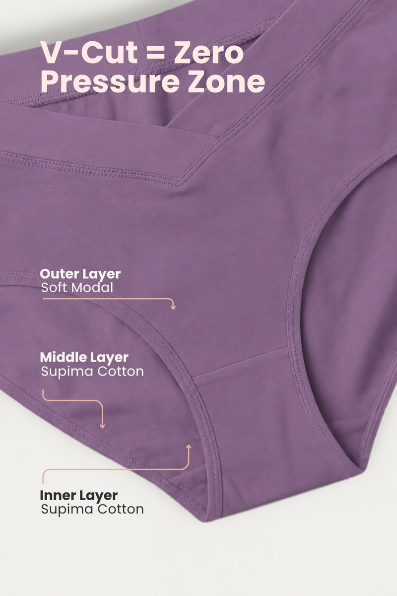 Modal C-Section Panty - Lavender