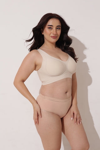 Sculpt & Lift Wave Edition Bra - Ivory