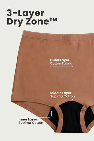 Sculpting Cotton High-Rise Boyshorts (Pack of 2) (Black & Dark Skin)
