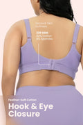 Natural Shape Fine Rib Bra - Lavender