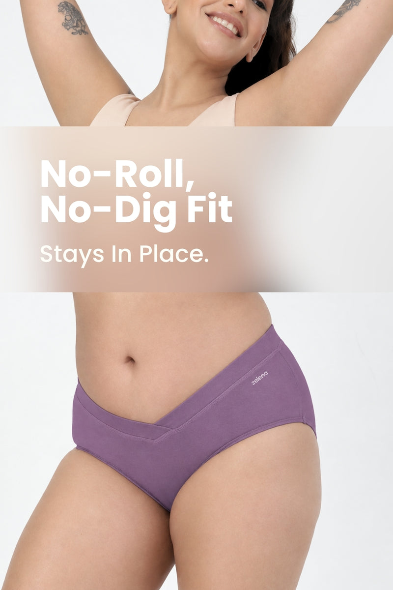 Modal C-Section Panty - Lavender
