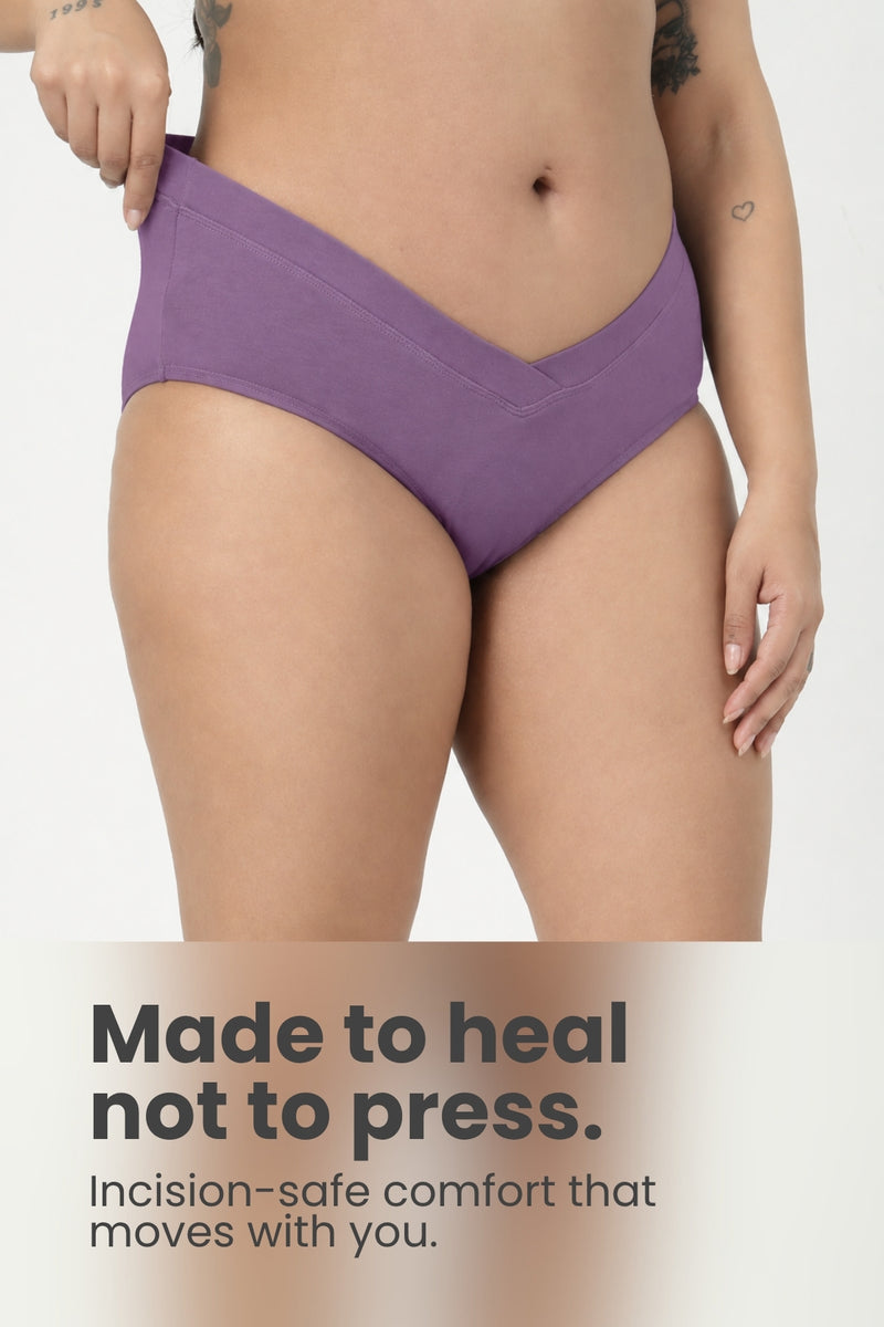 Modal C-Section Panty - Lavender