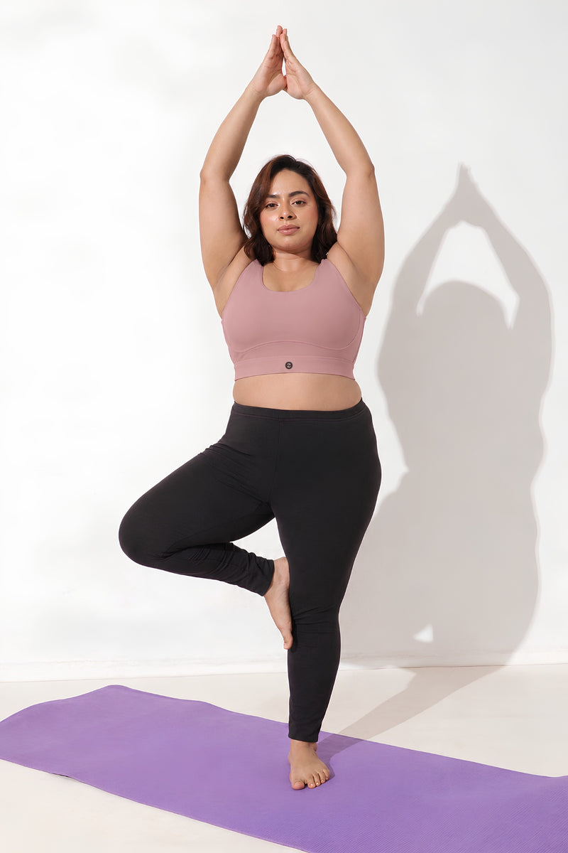 Sculpt & Lift Cotton Sports Bra - Hazel