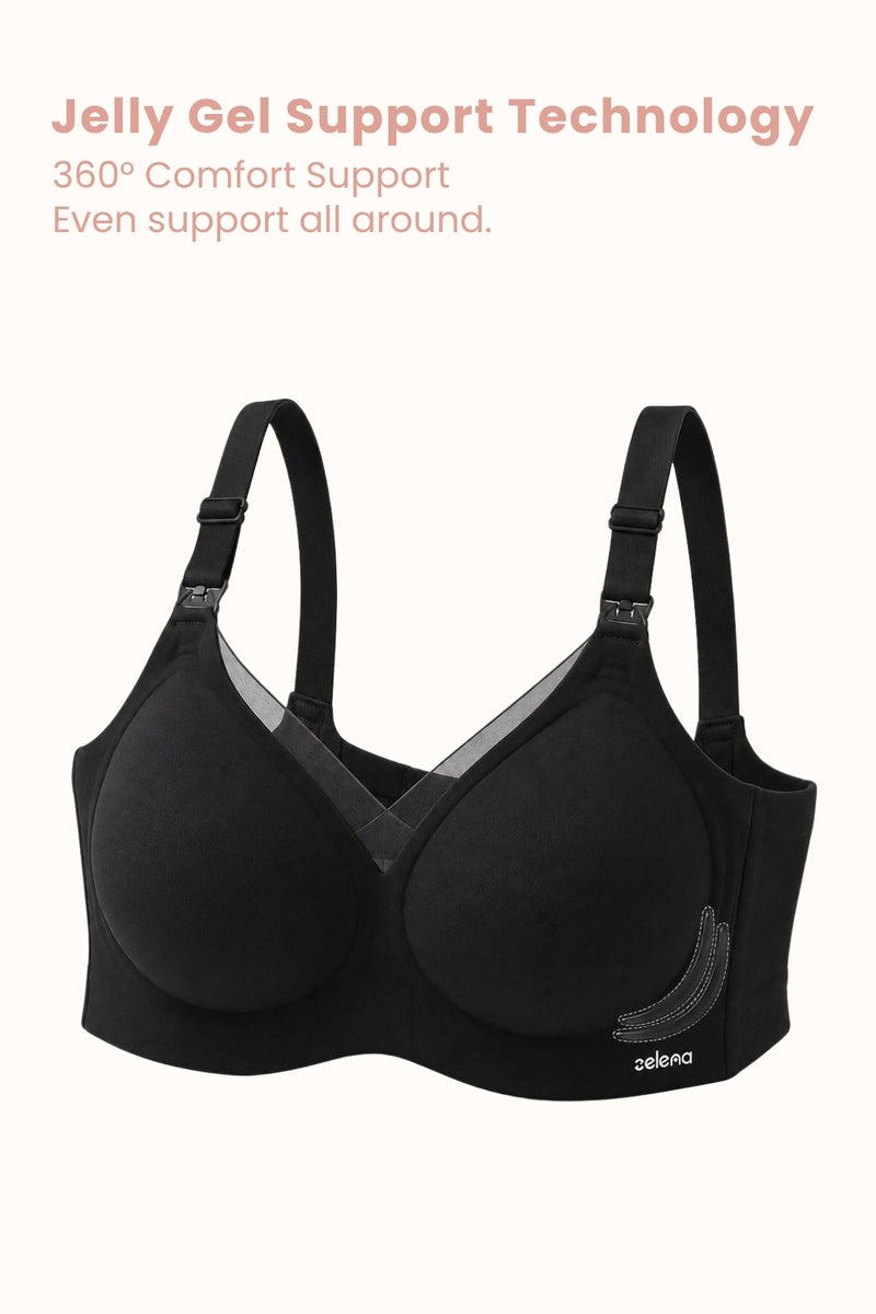 Sculpt & Lift Powermesh Nursing Bra - Onyx