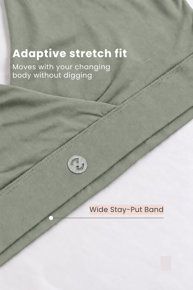 247 (Upgraded) Matcha Modal Padded Maternity Feeding Bra