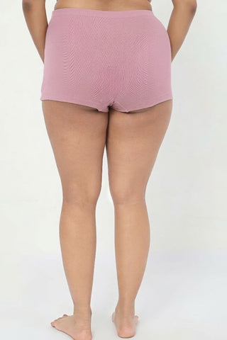 Pregnancy Panty – Over-the-Belly (Rib Textured) - Baby Pink