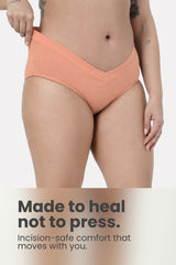 Modal C-Section Panty - Coral