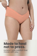 Modal C-Section Panty - Coral