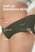 Modal C-Section Panty - Forest Green