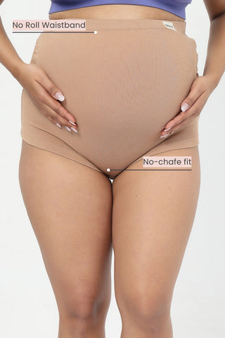 Pregnancy Cotton Panty (Pack of 4) (Black, Skin, Mist & Baby Pink)