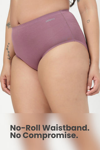 The Invisible Panty Pack Of 3 (Modal | High Rise | Black, Mauve & Navy)