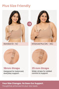 Riva Fine-Rib Cotton Feeding Bra - Skin