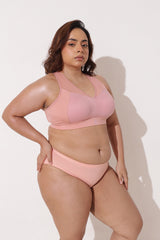Sculpt & Lift Powermesh Bra - Paper Peach
