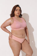 Sculpt & Lift Powermesh Bra - Paper Peach