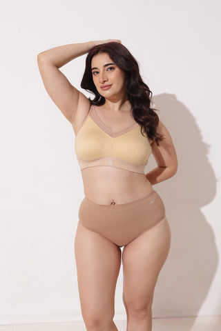 Sculpt & Lift Moulded Bra - Skin