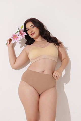 Sculpt & Lift Moulded Bra - Skin