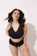 Sculpt & Lift Powermesh Bra - Black