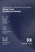247 (Upgraded) Navy Blue Modal Padded Maternity Feeding Bra