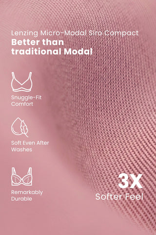 247 (Upgraded) Lilac Modal Padded Maternity Feeding Bra