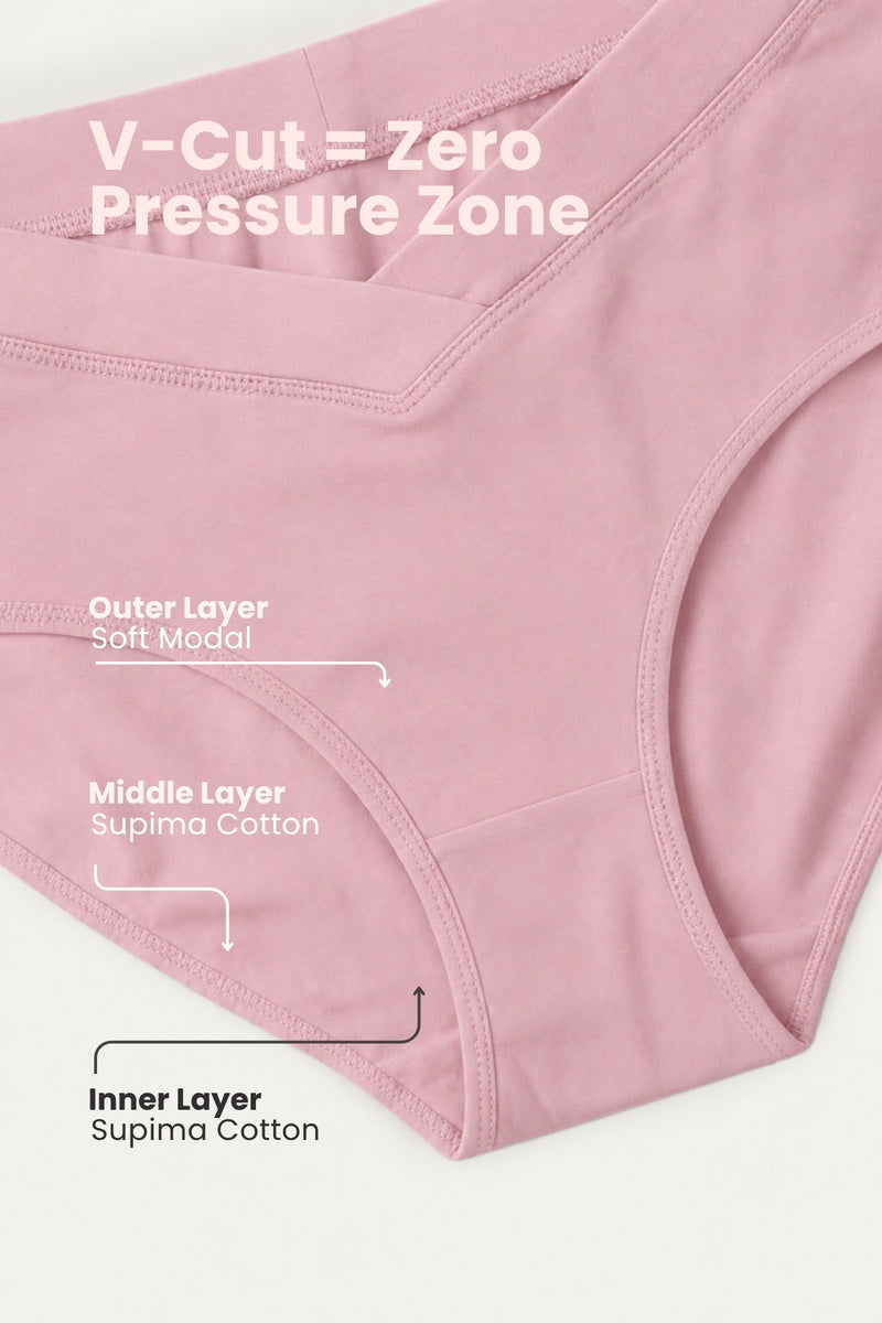 Modal C-Section Panty - Light Pink