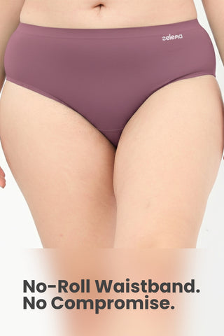 The Invisible Panty Pack Of 4 (Modal | Mid Rise | Black, Army Green, Mauve & Matcha)