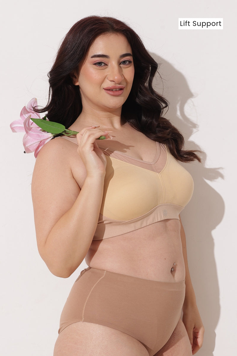 Sculpt & Lift Moulded Bra - Skin