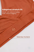 247 (Upgraded) Rust Modal Padded Maternity Feeding Bra