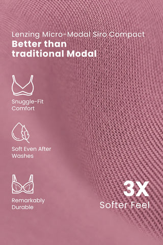 247 (Upgraded) Lilac Modal Padded Maternity Feeding Bra