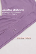 247 (Upgraded) Lavender Modal Padded Maternity Feeding Bra
