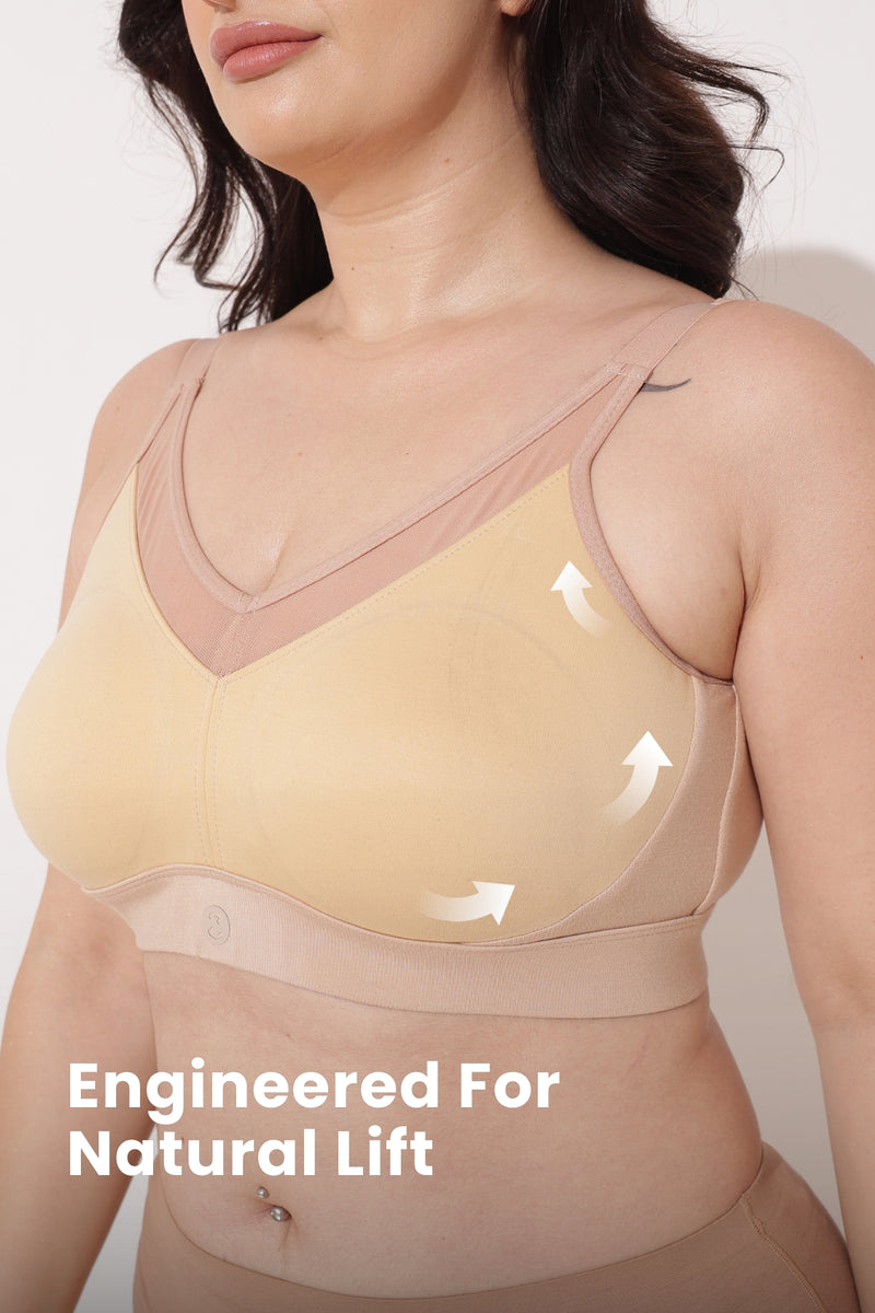 Sculpt & Lift Moulded Bra - Skin