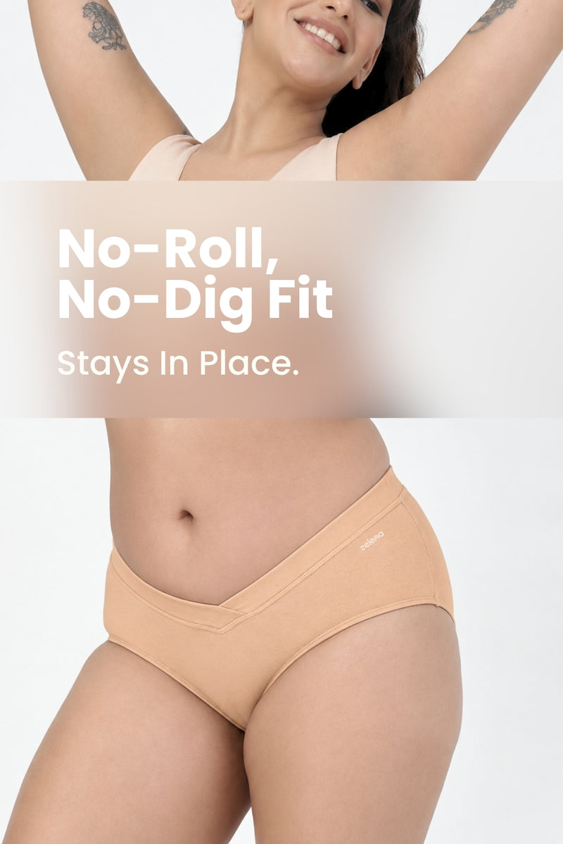 Modal C-Section Panty - Skin