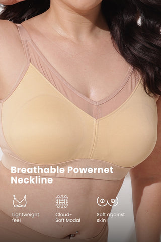 Sculpt & Lift Moulded Bra - Skin