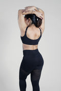 247 Extra Support Cotton Feeding Bra with Adjuster - Black