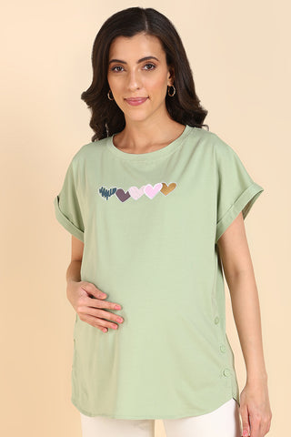 Pista 100% Soft Cotton Zipless Maternity Feeding Top