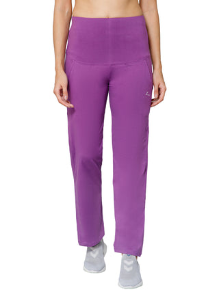 247 Zactive™ Purple High Waisted Maternity Pants Trousers WITH POCKETS