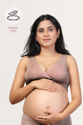 247 (Upgraded) Woodrose Modal Padded Maternity Feeding Bra