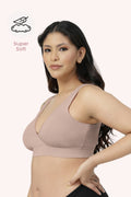 247 (Upgraded) Modal Padded Maternity Feeding Bra - Light Skin