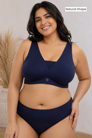Natural Shape Modal Bra - Navy