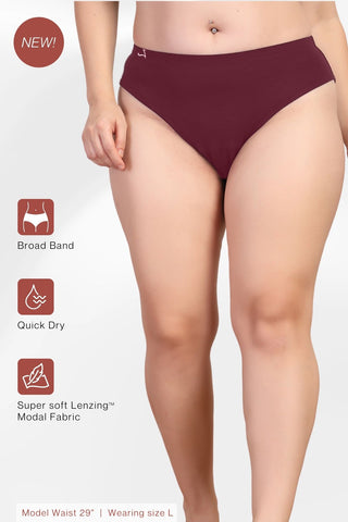 247 Maroon Maternity Panty