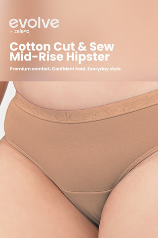 Cotton Cut & Sew Mid-Rise Hipster - Dark Skin