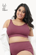 SecureFit Cotton Non-Padded Feeding Bra - Blush