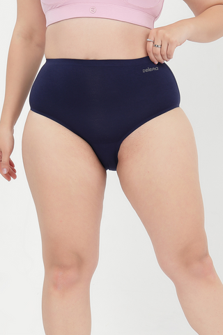 Modal Bonded High Rise Hipster - Navy