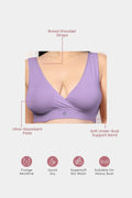 247 (Upgraded) Lavender Modal Padded Maternity Feeding Bra